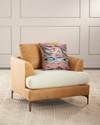 Massoud Rhea Sheepskin Accent Chair