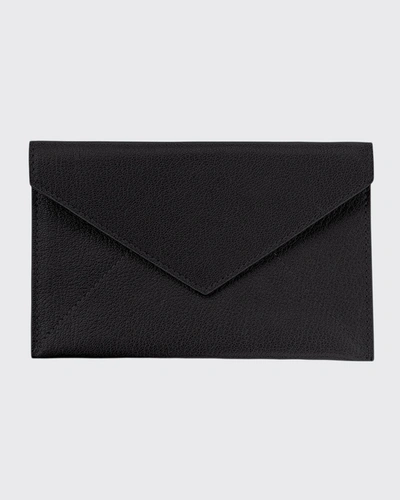 Graphic Image Medium Envelope Card Case In Black