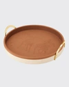 Polo Ralph Lauren Neutral Garrett Leather Tray