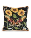 MACKENZIE-CHILDS MONARCH BUTTERFLY SQUARE PILLOW,PROD167400039