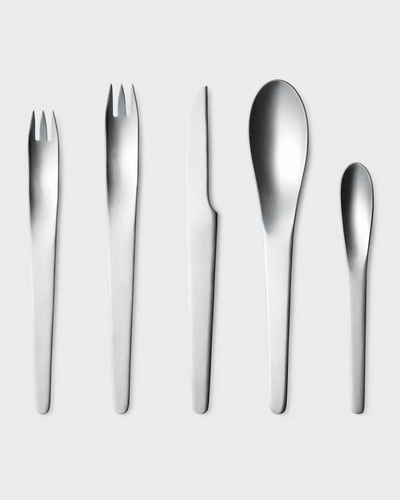 Georg Jensen Silver Arne Jacobsen Edition Cutlery Set In N/a