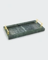 Kassatex Esmeralda Marble Tray