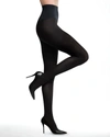 Commando Opaque Matte 110 Denier Control Top Tights In Black