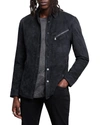 JOHN VARVATOS MEN'S SNAP-FRONT SUEDE SHIRT JACKET,PROD242540246