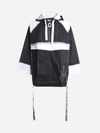 JW ANDERSON COTTON PARKA WITH CONTRASTING INSERTS,TP0169 PG0732999