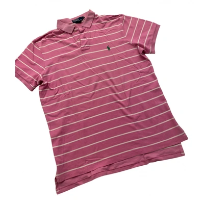 Pre-owned Polo Ralph Lauren Polo Shirt In Pink