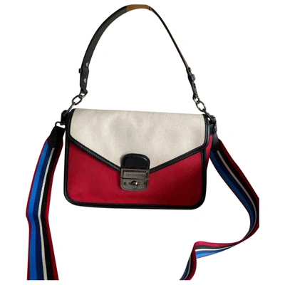 Pre-owned Longchamp Cloth Crossbody Bag In Multicolour