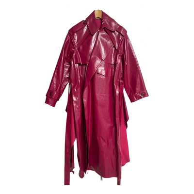 Pre-owned Ellery Trench Coat In Pink