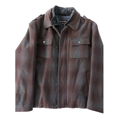 Pre-owned Michael Kors Wool Jacket In Brown