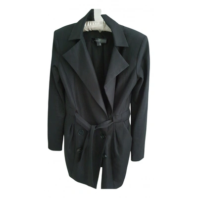 Pre-owned Theyskens' Theory Coat In Black