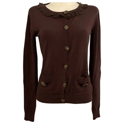 Pre-owned Dolce & Gabbana Cardigan In Brown