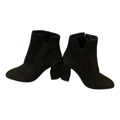 Pre-owned Bruno Premi Ankle Boots In Black
