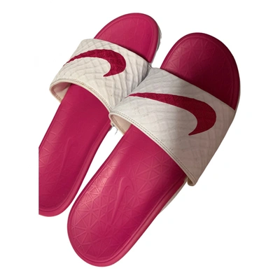 Pre-owned Nike Sandals In Pink