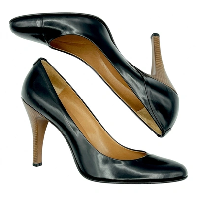Pre-owned Golden Goose Leather Heels In Black