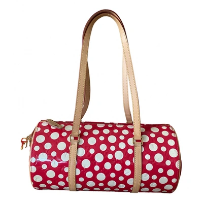 Pre-owned Louis Vuitton Papillon Leather Handbag In Multicolour