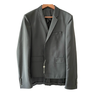 Pre-owned Kris Van Assche Wool Vest In Black