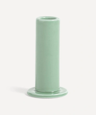 Hay Medium Tube Candleholder In Mint