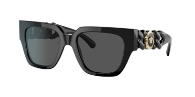 Versace Woman Sunglasses Ve4409 In Dark Grey