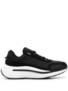 ADIDAS Y-3 YOHJI YAMAMOTO ADIDAS Y-3 YOHJI YAMAMOTO MEN'S BLACK LEATHER SNEAKERS,GZ9157 8