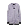 GIVENCHY GIVENCHY BUTTONED LOGO DETAILED CARDIGAN