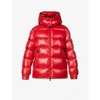 Moncler Maire Water Resistant Down Puffer Jacket In Red