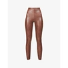 Commando Stretch Faux Croc-effect Leather Leggings