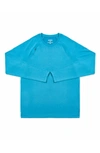 Rhone Reign Long Sleeve Performance T-shirt In Enamel Blue Heather