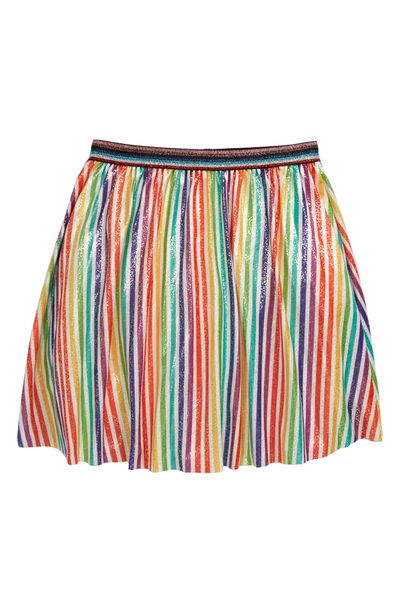 Truly Me Kids' Pleat Rainbow Skirt