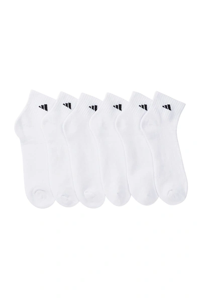 Adidas Originals Cushioned Low Cut Socks In White