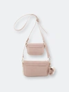 Mali + Lili Maddie 3 Pc Convertible Crossbody Bag In Pink