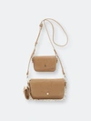 Mali + Lili Maddie 3 Pc Convertible Crossbody Bag In Brown