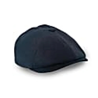 Mister Miller - Master Hatter Men's Jacks Knight Newsboy Cap In Black Merino Lambswool