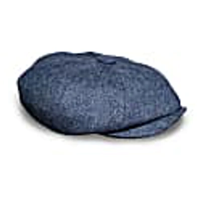 Mister Miller - Master Hatter Men's Alberts Tides Bakerboy Cap In Navy Blue Merino Lambswool