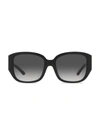 Tory Burch 54mm Square Sunglasses In Black