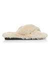 Apparis Biba Faux Fur Scuff Slipper In Latte