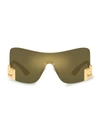 Versace 40mm Square Sunglasses In Gold