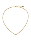 SHASHI WOMEN'S 18K-GOLD-PLATED & CUBIC ZIRCONIA TENNIS NECKLACE,400014725533