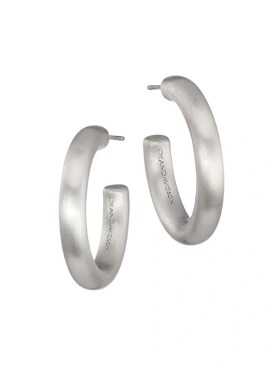 Dean Davidson Mini Dune Hoop Earrings In Silver