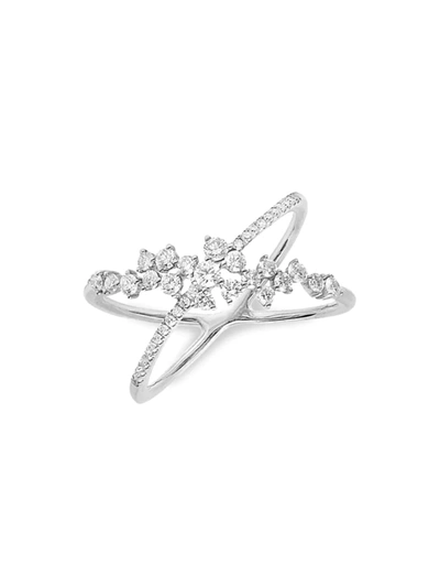 Djula Women's Fairytale 18k White Gold & Diamond Ring