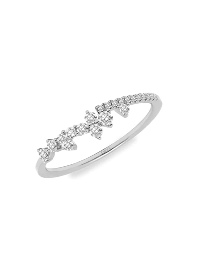 Djula Women's Fairytale 18k White Gold & Diamond Ring