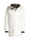 Canada Goose Brockton Hooded Down Parka In North Star White