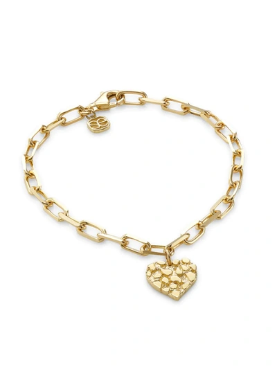 Sydney Evan 14k Yellow Gold Heart Charm Bracelet