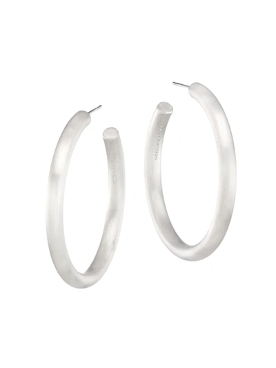 Dean Davidson Small Dune Hoop Earrings In Silver