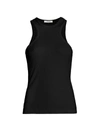 AGOLDE RIBBED COTTON TANK TOP,400014746249