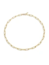 ELIOU LOTTE 14K GOLD-PLATED PAPERCLIP CHAIN NECKLACE,400014782252