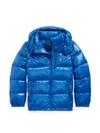 POLO RALPH LAUREN BOY'S WATER-REPELLENT GLOSSED DOWN JACKET,400015035242