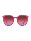 Isabel Marant Fucshia Round Sunglasses In Fuchsia