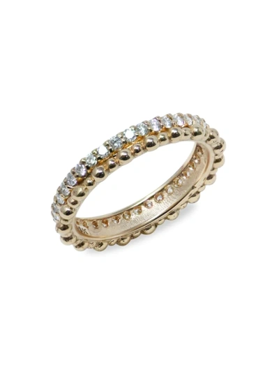 Anzie Women's Dew Drop 14k Gold & Diamond Eternity Band In Yellow Gold