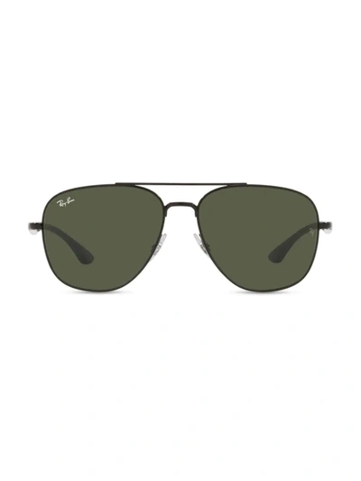Ray Ban Rb3683 56mm Square Sunglasses In Black