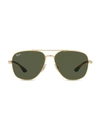 Ray Ban Rb3683 Sunglasses Tortoise Frame Green Lenses 56-15 In Arista
